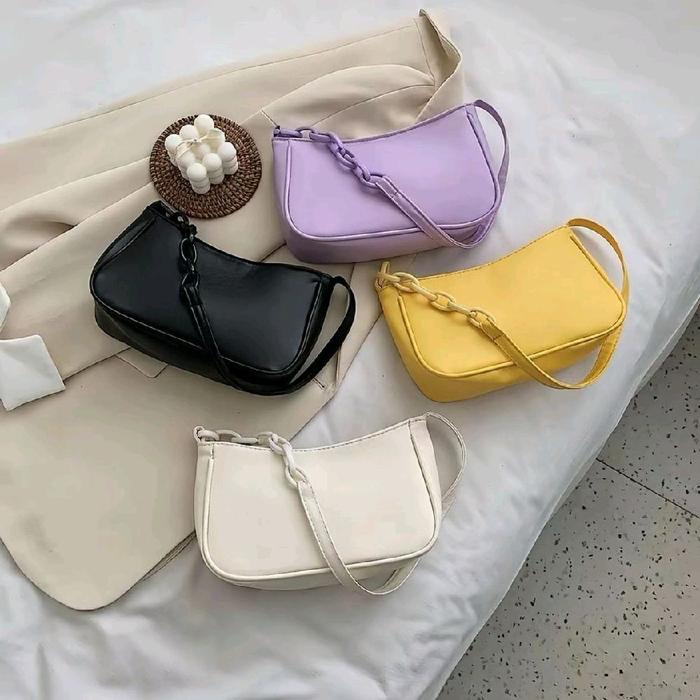 Tas Selempang Bahu Terbaru Tali Rantai Tas Kekinian Murah Fhasion Korean Wanita dengan Pilihan Warna