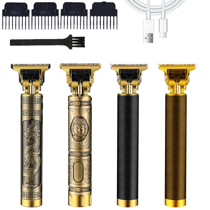 2022 Hair Trimmer Buddha Shaver USB Rechargable Hair Shave Clipper