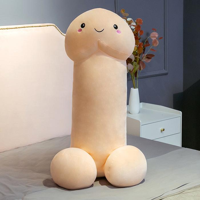 Kawaii Sex Plush Toy Soft Stuffed Long Penis Hold Pillow Cute