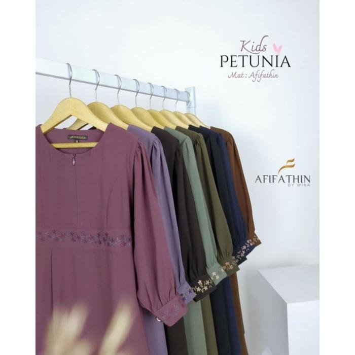 KIDS BY AFIFATHIN Gamis Banat Set Jilbab Softpad Cadar tali