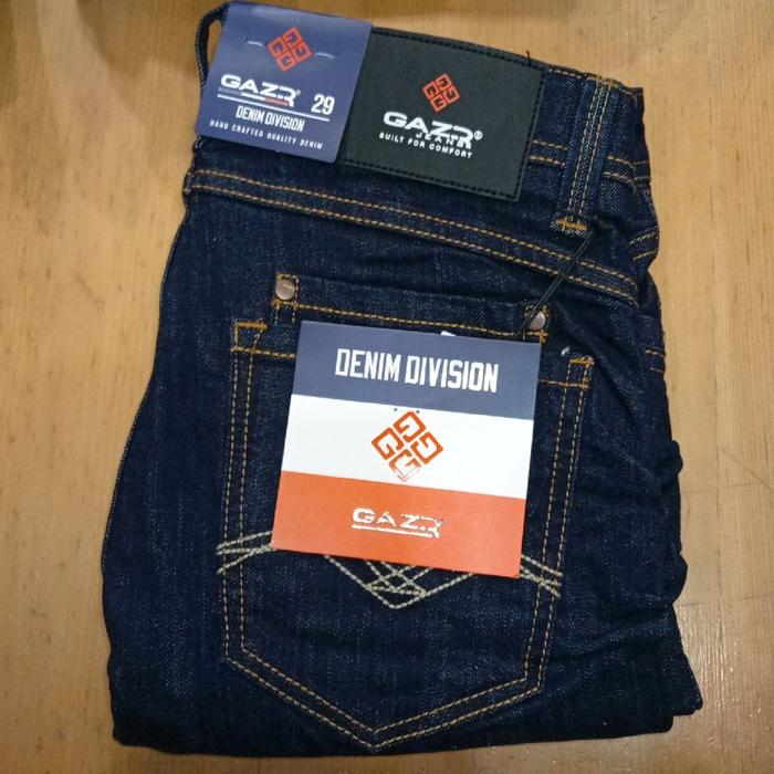 Celana Jeans Pria GAZR Original Slim Fit Raw 808-220307