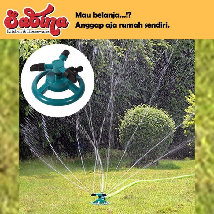 Round Sprinkler Air Taman 360 Derajat Full Set EECOO