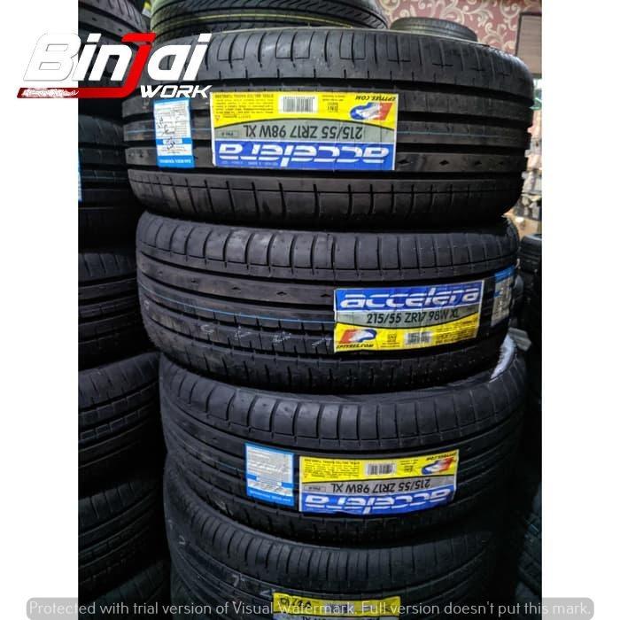 Ban mobil Ring 17 tubless ACCELERA PHI-R 215 55 R17 - Bukn Dunlop BARU