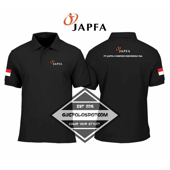 POLOSHIRT LOGO JAPFA - Baju Berkerah PT JAPFA COMFEED INDONESI Tbk - POLO KERAH JAPFA MURAH - POLO J