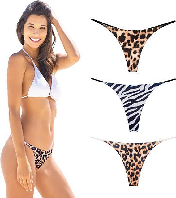 [N.L] SEXY UNDERWEAR LEOPARD WOMAN WANITA CEWEK CD THONG GSTRING SEKSI LOW-WAIST MOTIF MACAN TUTUL S