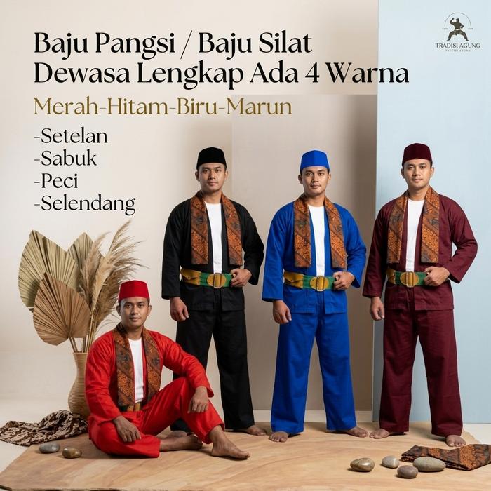 Uzlah.Collection Baju Pangsi Dewasa Lengkap Baju Pangsi Beta