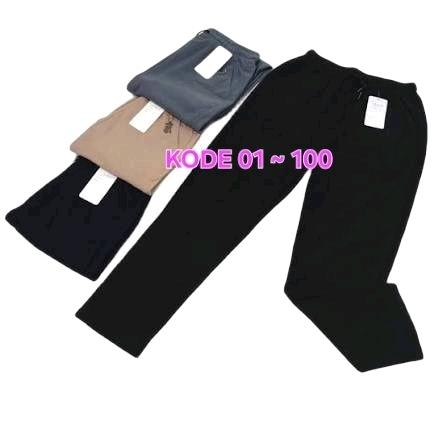 Celana Wanita Paket KODE (01-100) Isi 3 Pcs ~ 4 Pcs RANDOM/ACAK - Campur Jeans / Kulot / Panjang Dan