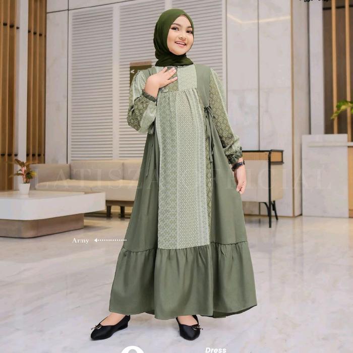 QAMARA DRESS KIDS BY LATISZA OFFICIAL √ Gamis anak √ Gamis anak motif
