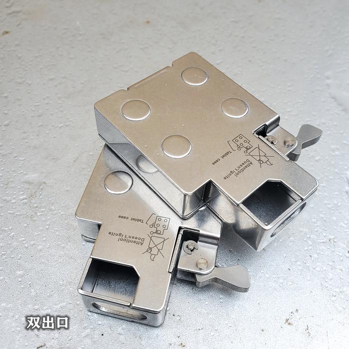 EDC Stainless Steel Insert  Portable Candy Chewing Gun Medicine Box