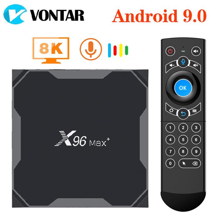 Android 9.0 TV box X96 Max Plus S905X3 4GB 32GB Media Player Dual