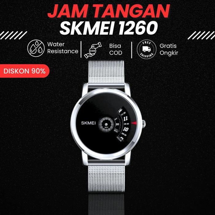 SKMEI 1260 Jam Tangan ORIGINAL Mesin Quart Watches