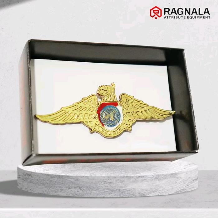 Wing Emblem Unamid / Pin Brevet Unamid Gold Premium