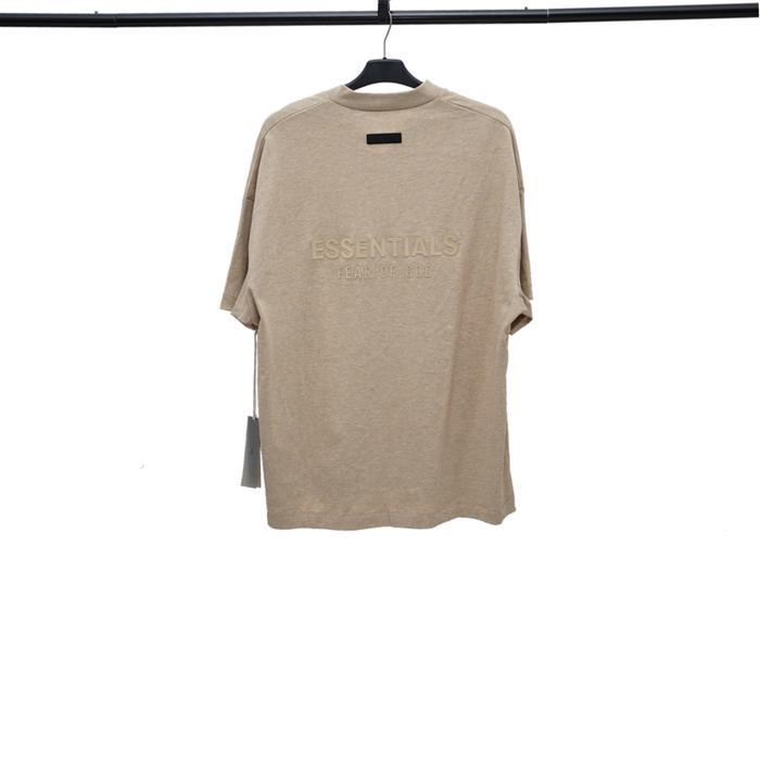 Essentials Gold Heather V Neck Tshirt Authentic / Kaos Essentials Original
