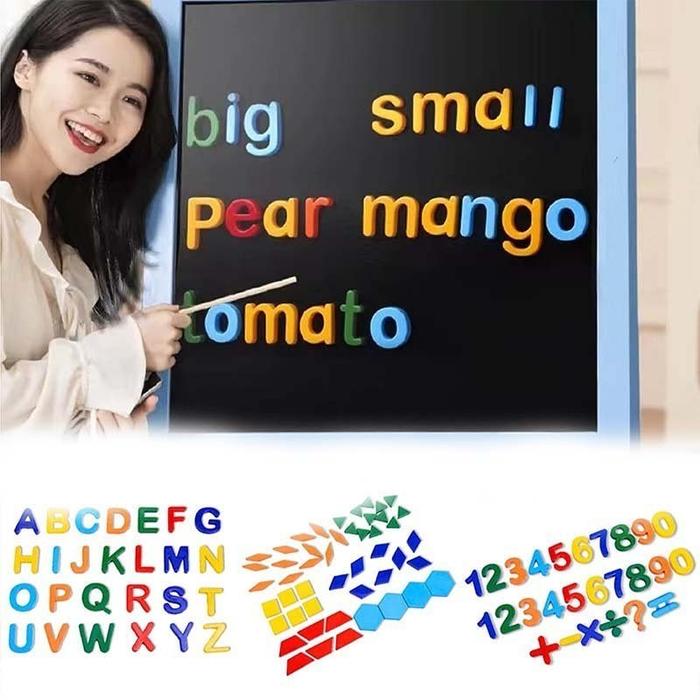 Huruf Angka Magnet Mainan Edukasi Anak Magnet Huruf Dan Angka Tempelan Huruf Magnet Alfabet Magnet