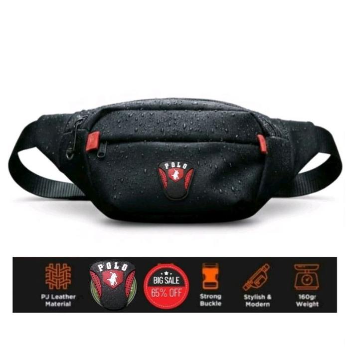 Tas Selempang Ripp Waistbag Double Klik Fashion Pria Wanita Waterproof Style Murah Bahan Baby Ripsto