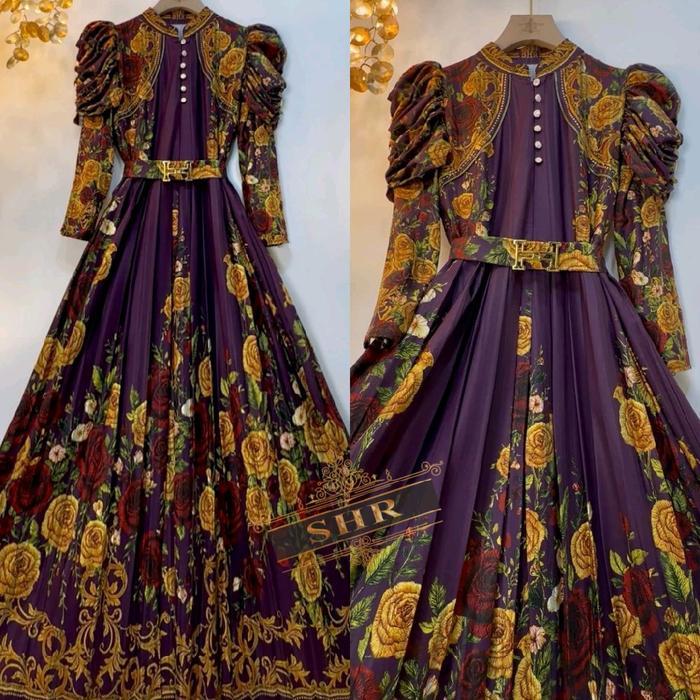 NEW!!!READY MAXI DRESS RATU MAWAR 100%ORI SHR