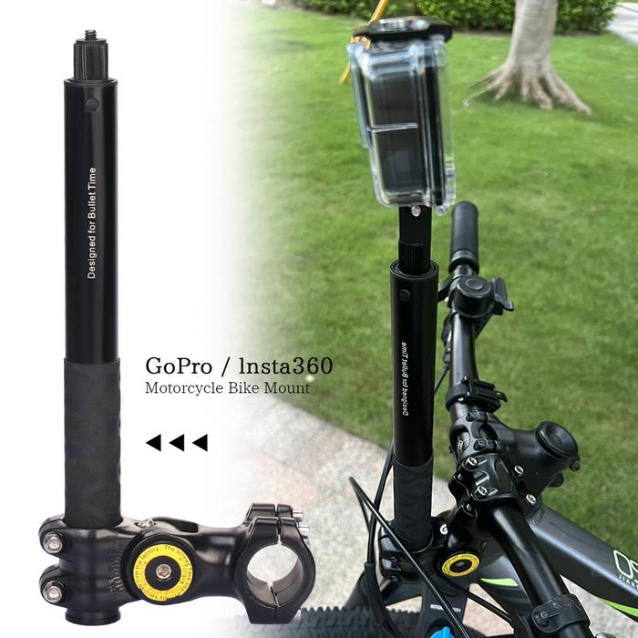 Motorcycle Bicycle Panoramic Monopod Invisible Stand for GoPro Max