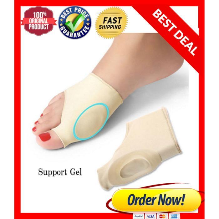 Pemisah Jari Kaki Bunion Gel Socks Hallux Valgus Big Toe Corrector Pasti Ori