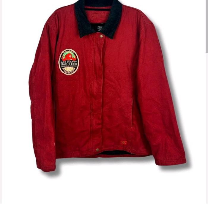 jaket vintage Detroit carhatt Katun Hoodie crownek di dalam negeri Slim-fitting Hitam Setrip Bunga P