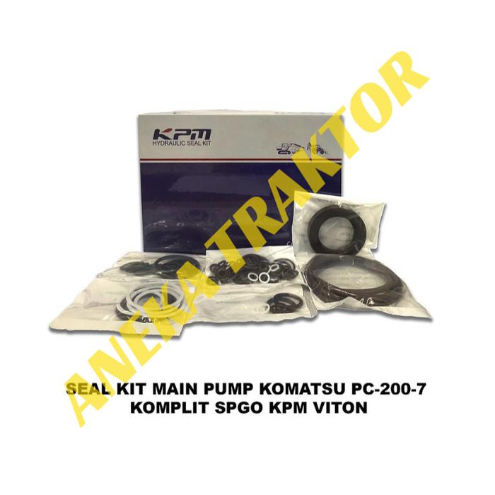 Seal Oring Kit Main Pump Pompa Komatsu Pc200-7 Komplit Teflon Spgo