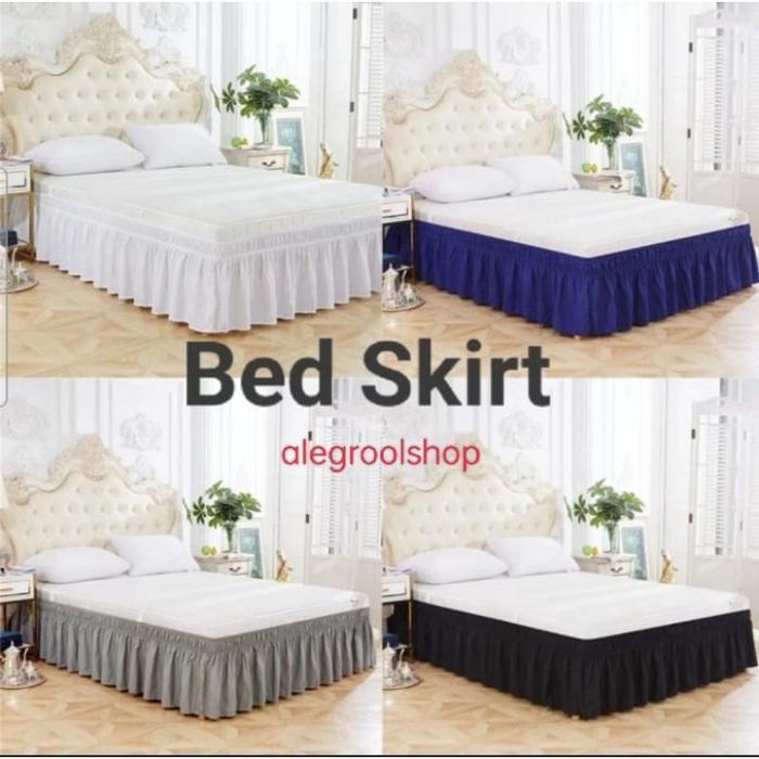 Promo BED SKIRT PENUTUP KASUR Bed Skirt COD