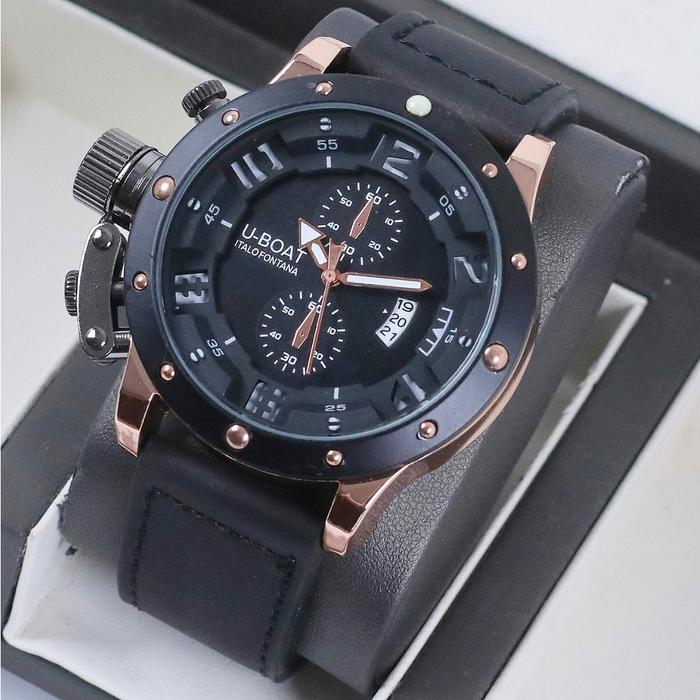 BISA COD UBOAT SUPER DM 4.7 CM QILAW 275 jam tangan pria