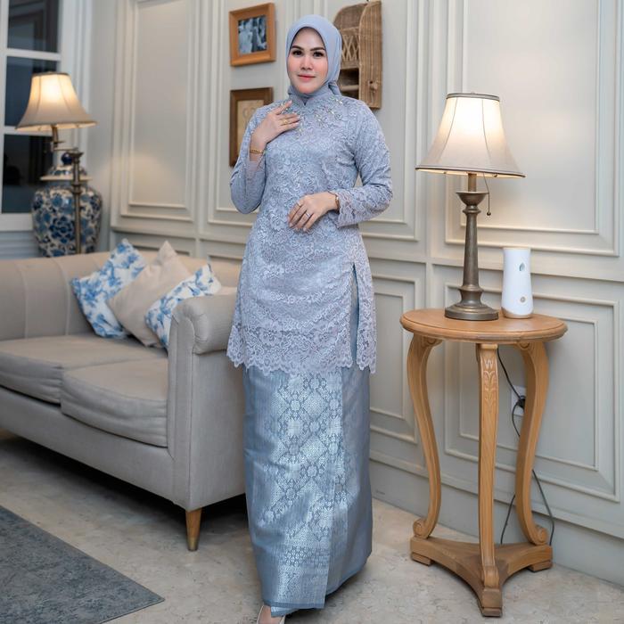 COD Set Kebaya Brukat Payet Lalisa/Kebaya Modern/Kebaya Ibu Besan/Kebaya Kondangan/Kebaya Wisuda Ter
