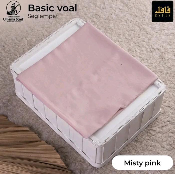 Hijab Segiempat Basic Voal Umama Wannahijabofficial Semua musim Brown Formal Pink Square Hijabs Prem