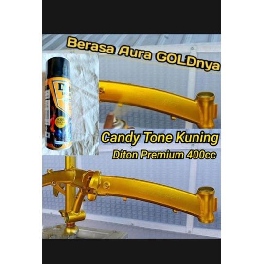 Pylok Diton Candy Tone Yellow 9308 Cat Candytone Kuning 400cc