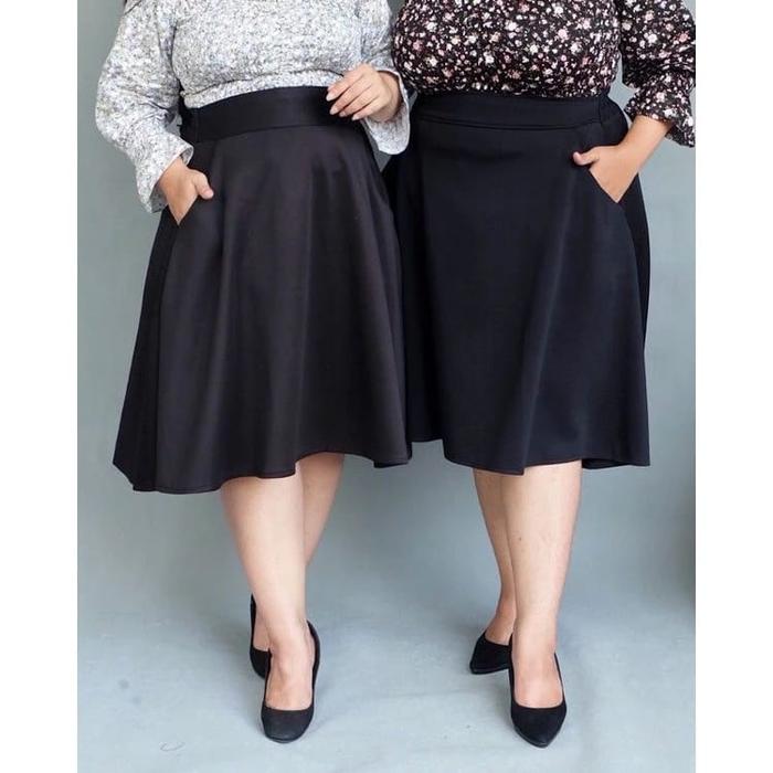 ROK MIDI SKIRT BIG SIZE / ROK MINI SKIRT JUMBO / ROK LILY FLARE SKIRT JUMBO / ROK UMBRELA FLARE SKIR