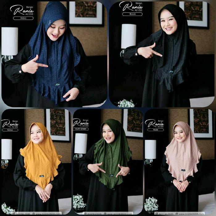 Hijab Azmka # Bergo Rania