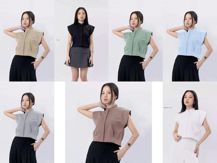 JUUN KOREAN SHIRT KEMEJA WANITA