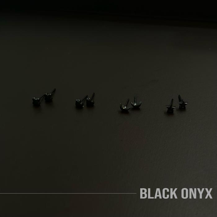 Anting Keramik Modern Hm Model Harian Biomimetic Sehat Black Harian Natarie Beauty Ceramic Earring E
