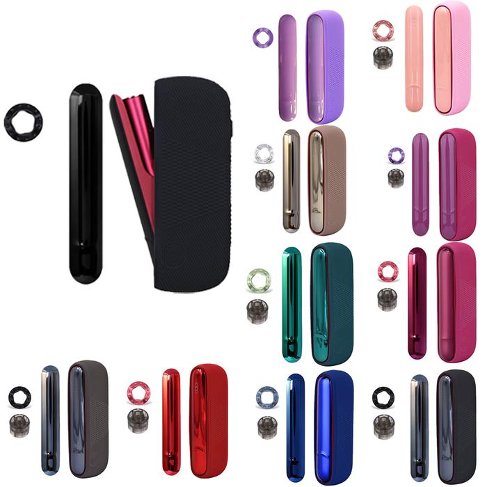 Colorful Case Replaceable Cap Ring + Case + Door Cover for IQOS ILUMA