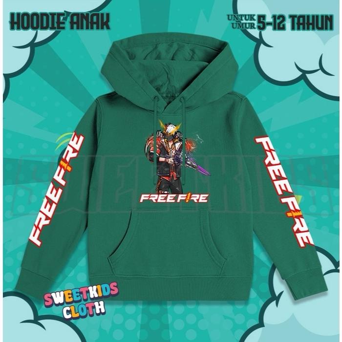 Hoodie Anak FF Free Fire Char Evo Gun M1887 SG 2 Juta / Jaket Anak FF Evo Gun SG 2Juta M1887 Free F