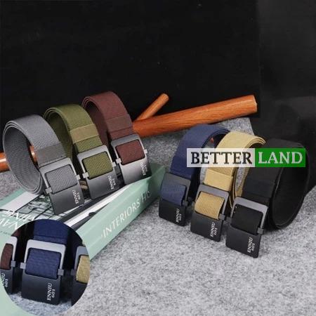 [BARU] Sabuk / Ikat Pinggang Pria Variasi Warna Bahan Tali Webing Tebal Elastis