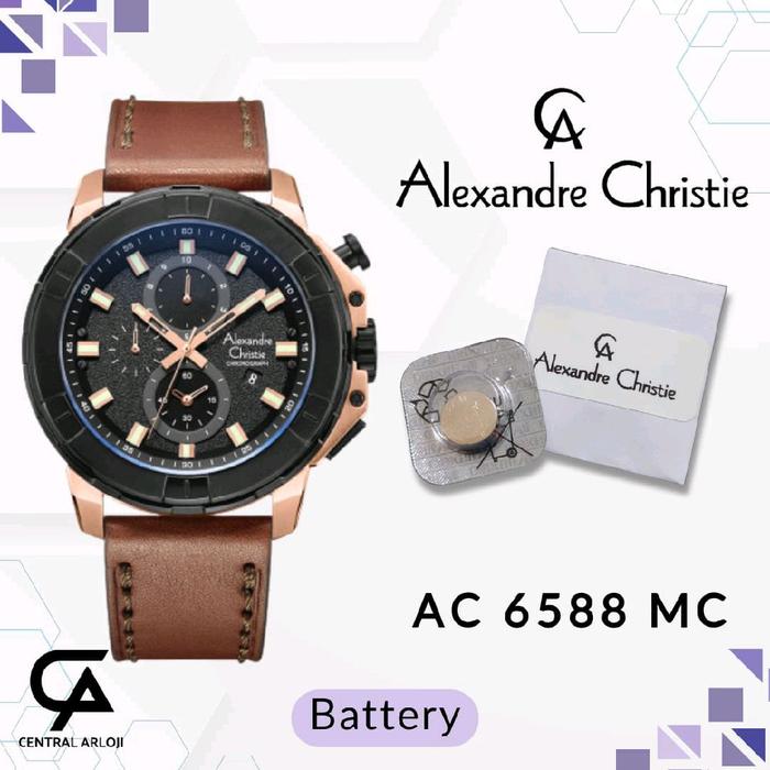 Baterai Jam Tangan Alexandre Christie Original Type:6588MC