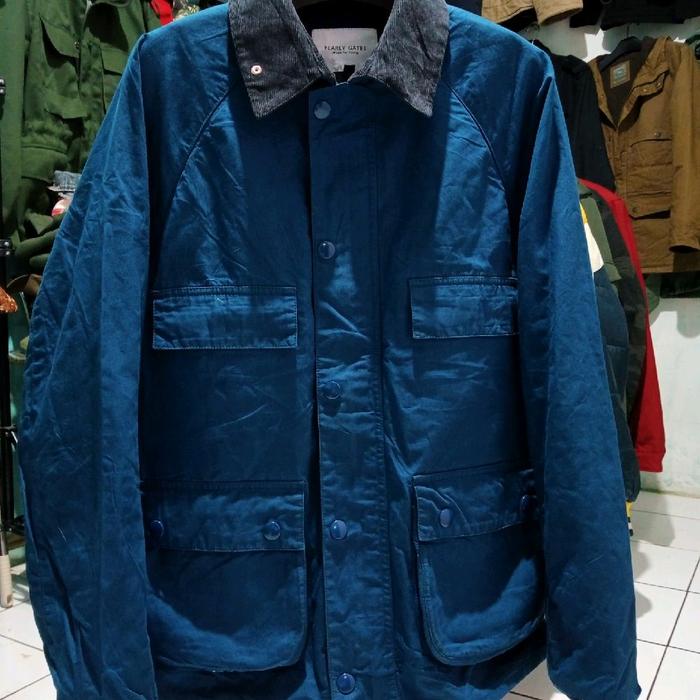 PEARLY GATES Canvas Mix Corduroy Outer Chore Jacket Size M ( P.53 & P.70 Cm )