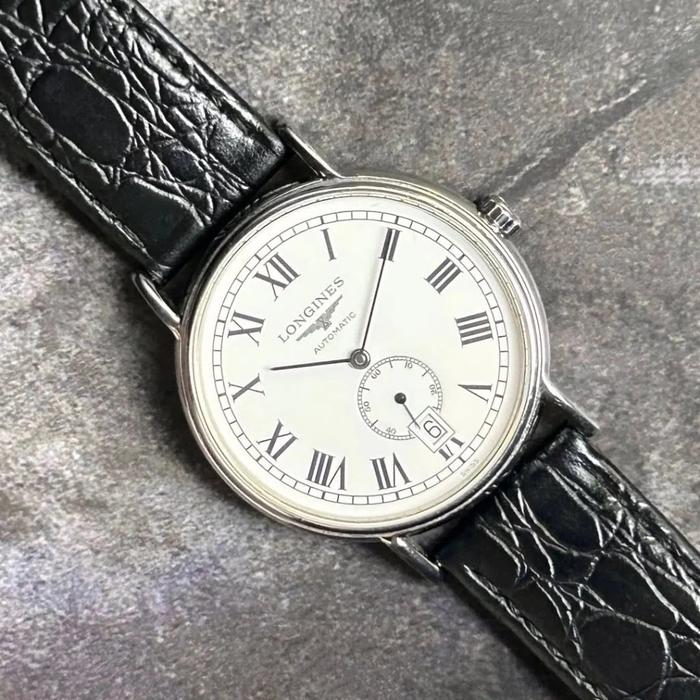 longines Presence 38.5 Automatic White Small Second L4.805.4.11.2