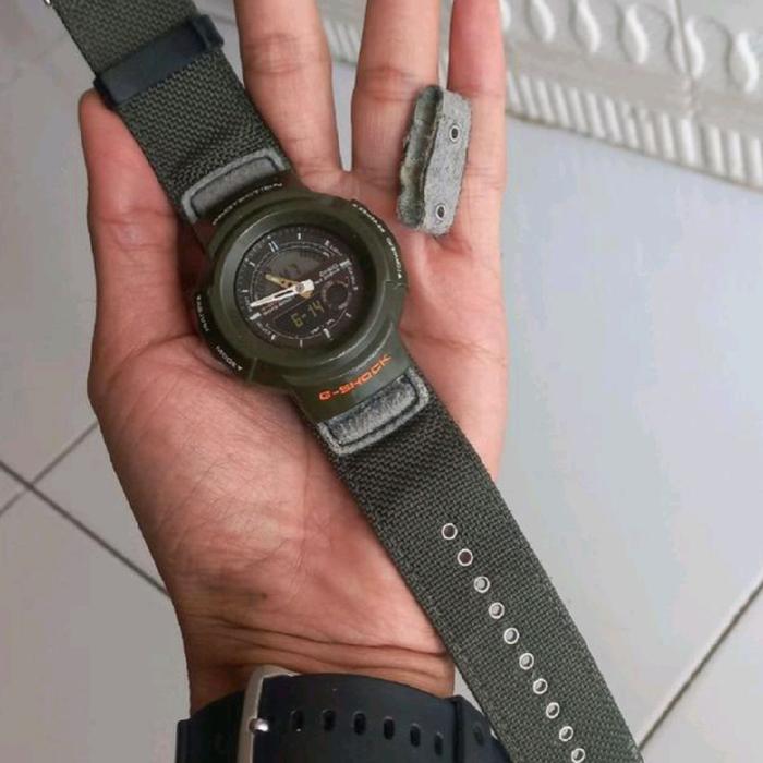 Jam Tangan Casio G-Shock AW-582 Green Army Not Protrek Data Bank Calculator Sea Pathfinder Baby G No