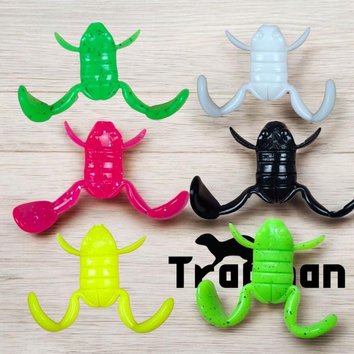 Soft Lure Walking Frog Isi 5 Bonus 2 Kail