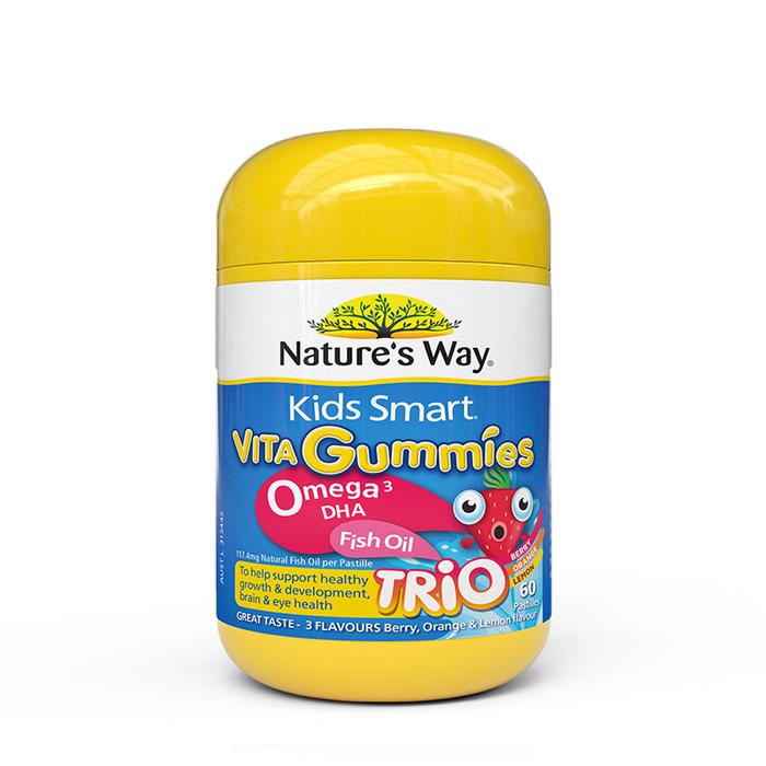Nature's Way Children's Fish Oil Omega 3 DHA Gummy 60