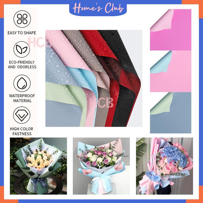 Paper Bi Color Cellophane / Bi Color Kertas Buket / Waterproof Kertas Buket Bunga