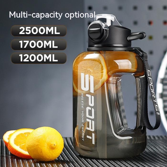 Botol air olahraga, 1700ML-2500ML Ton cup kebugaran kapasitas super