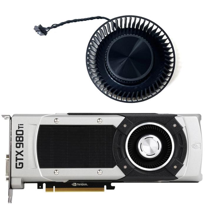 NEW BFB0712HF 66MM 4PIN NVIDIA GTX 980、GTX 980TI GPU FAN,For NVIDIA GTX TITAN、GTX 980TI、GTX 980 Grap