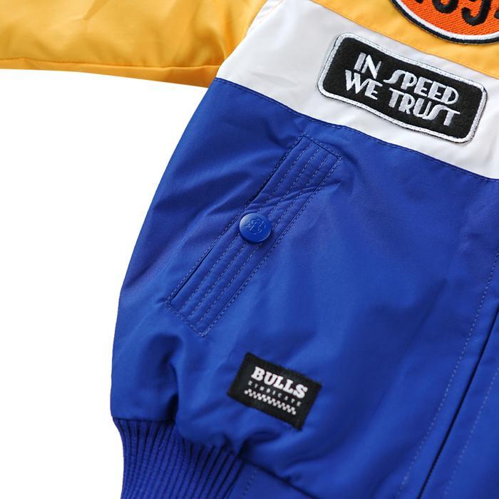 BULLS SYNDICATE JUNIOR JACKET QEGOR WHITE YELLOW JAKET