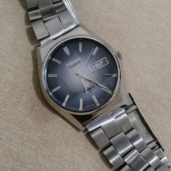 seiko quartz type 2 blue gradation, cutglass