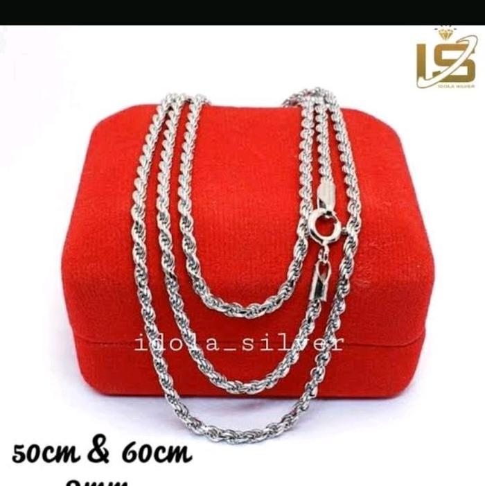 kalung perak wanita 10 gram