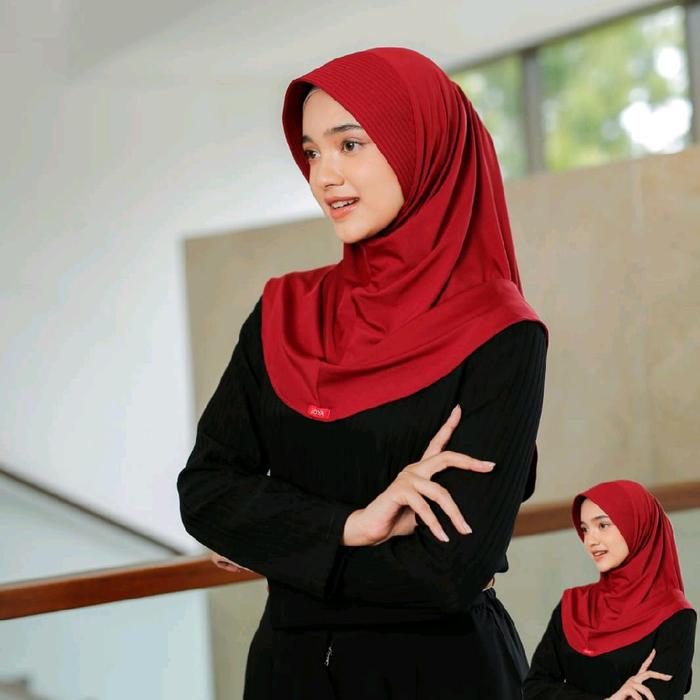 ZOYA BERGO MARSHA HL | ZOYA BERGO MAROON | HIJAB INSTAN | 100% OROGINAL | HIJAB SEKOLAH | HIJAB SPOR