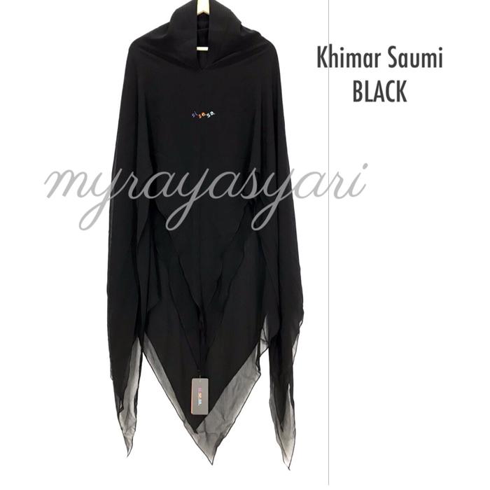 Khimar Sisesa Saumi Black SALE